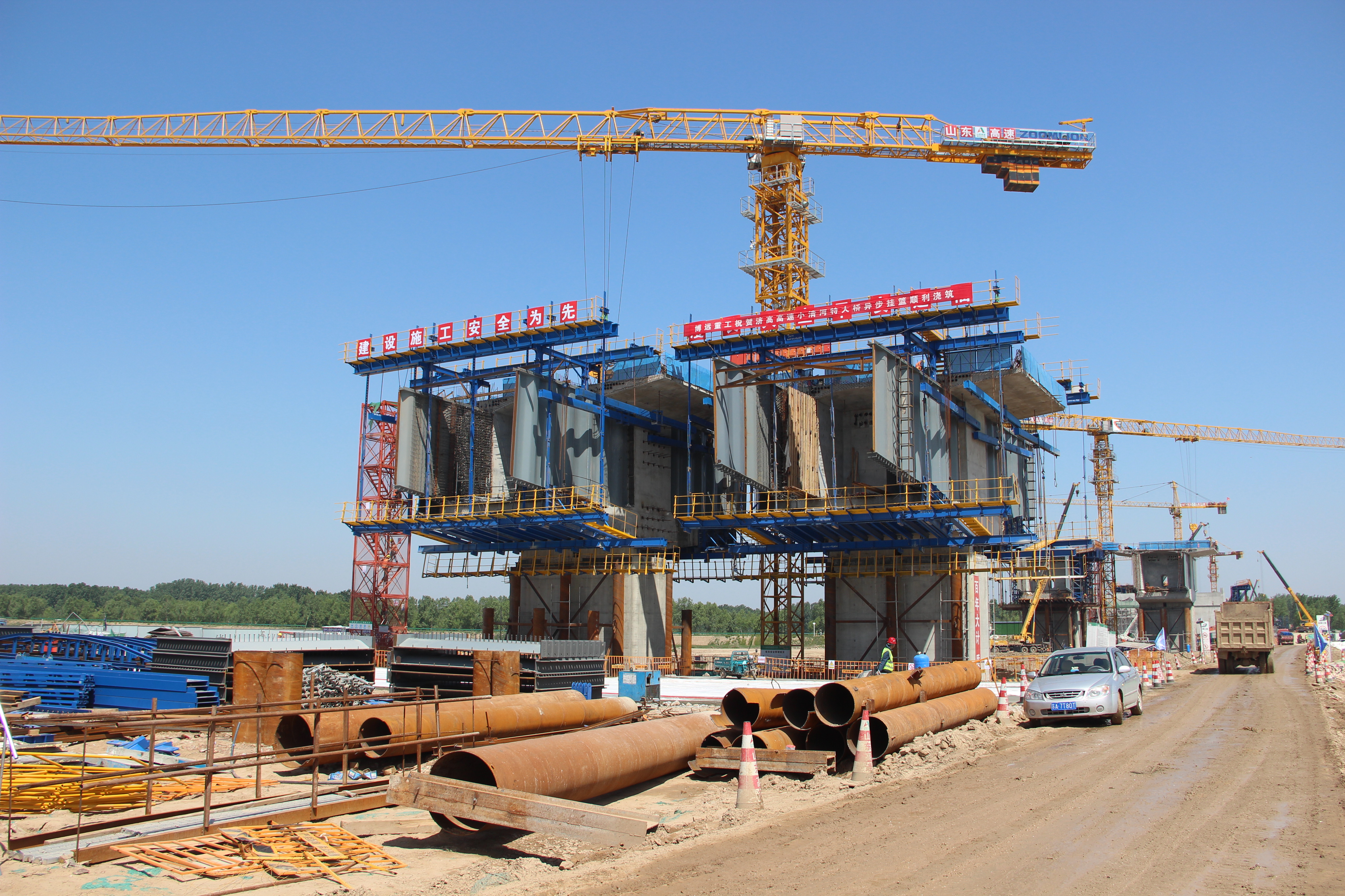 濟高高速小清河異步掛籃項目