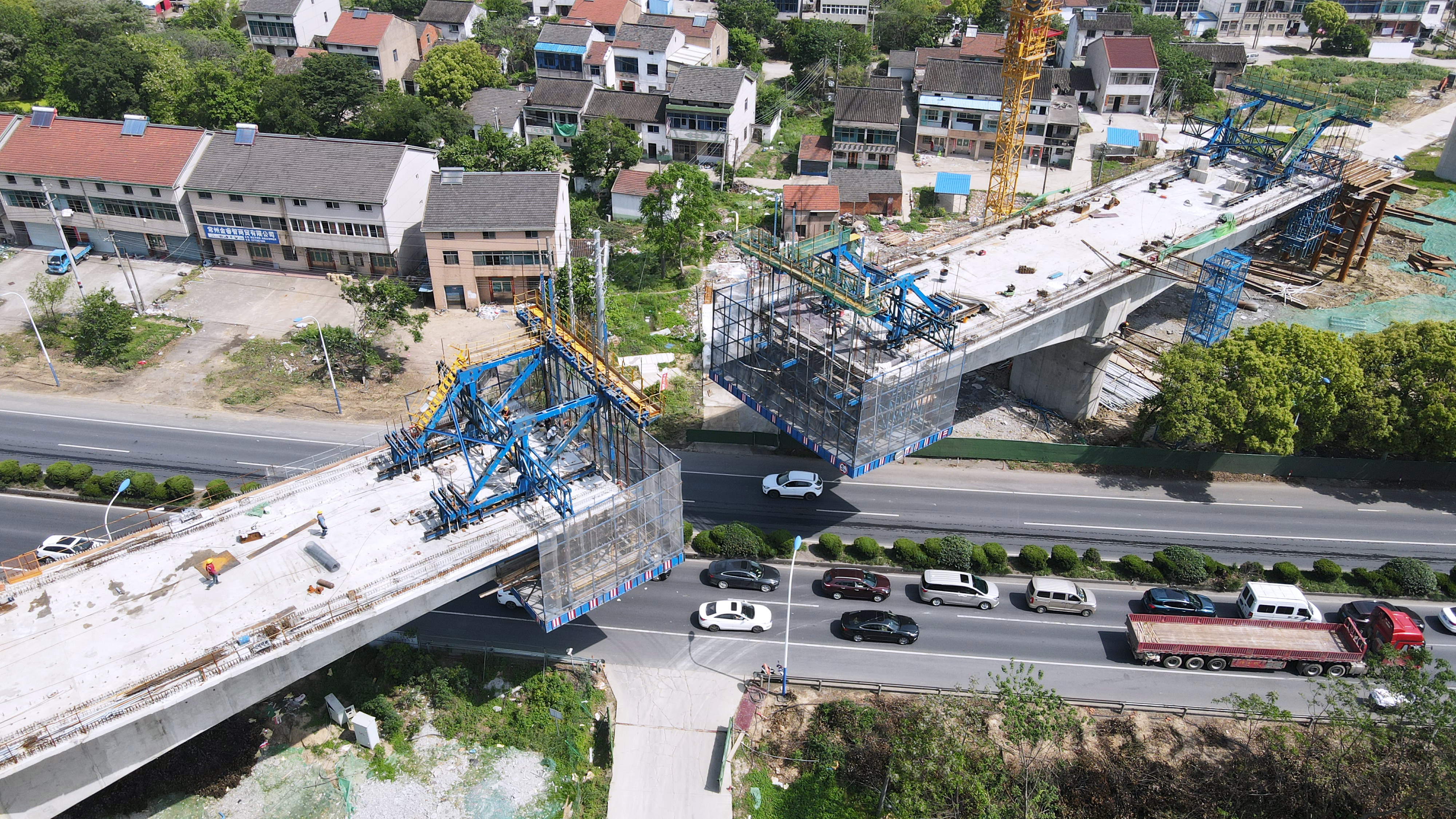 南沿江城際鐵路掛籃全防護