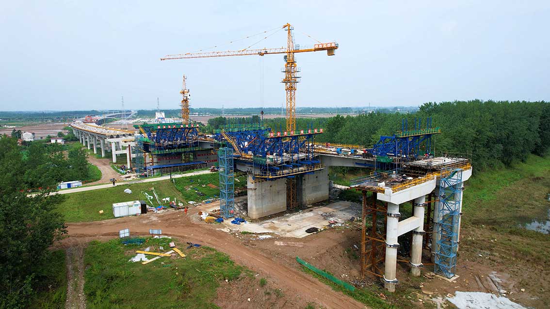 案例 | 中鐵大橋局347國道舉水河大橋工程新洲段標準化掛籃項目